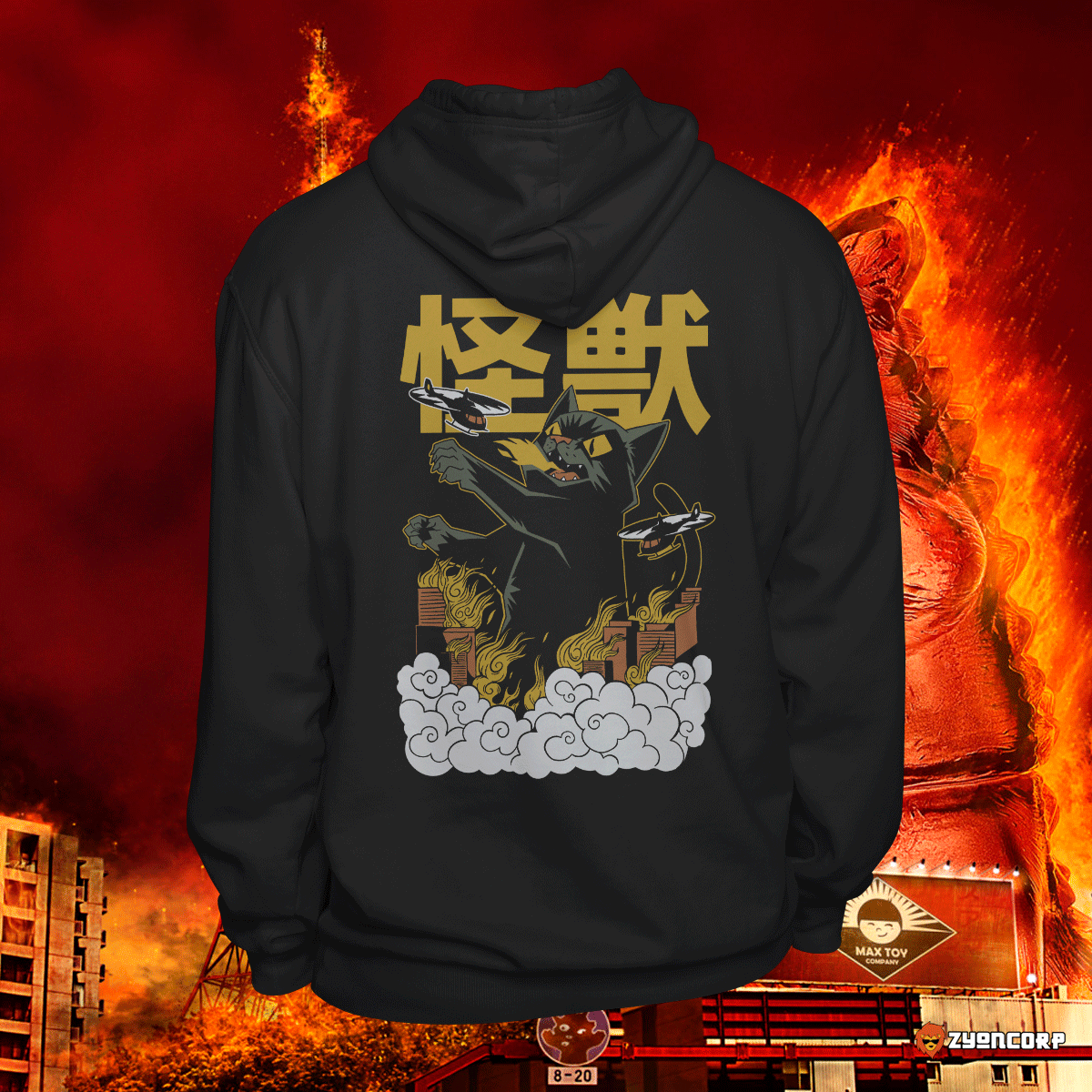 Kaiju Anime Cat