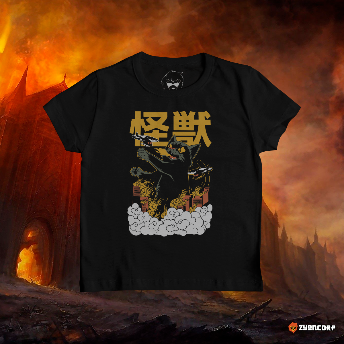 Kaiju Anime Cat