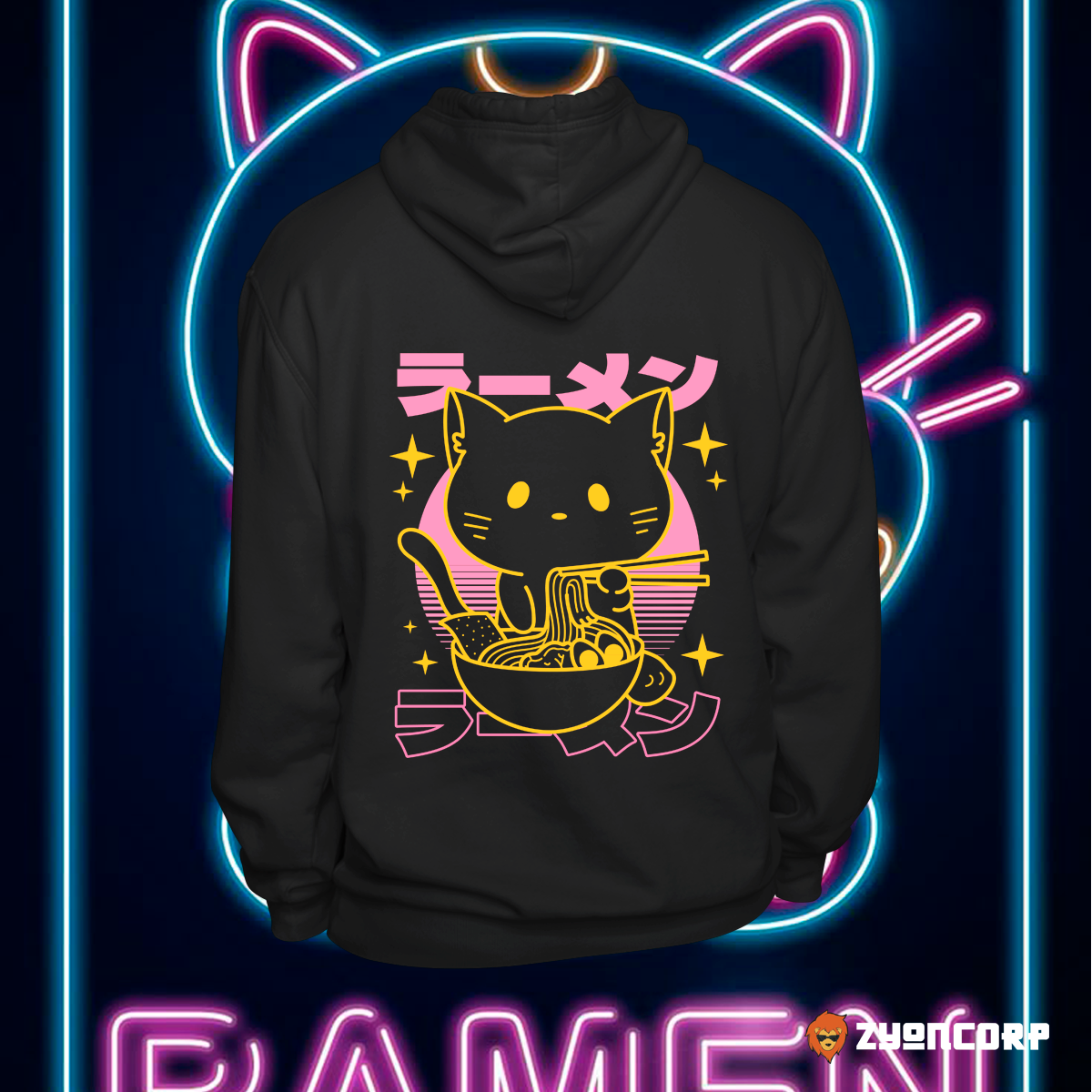 Ramen Retro Cat