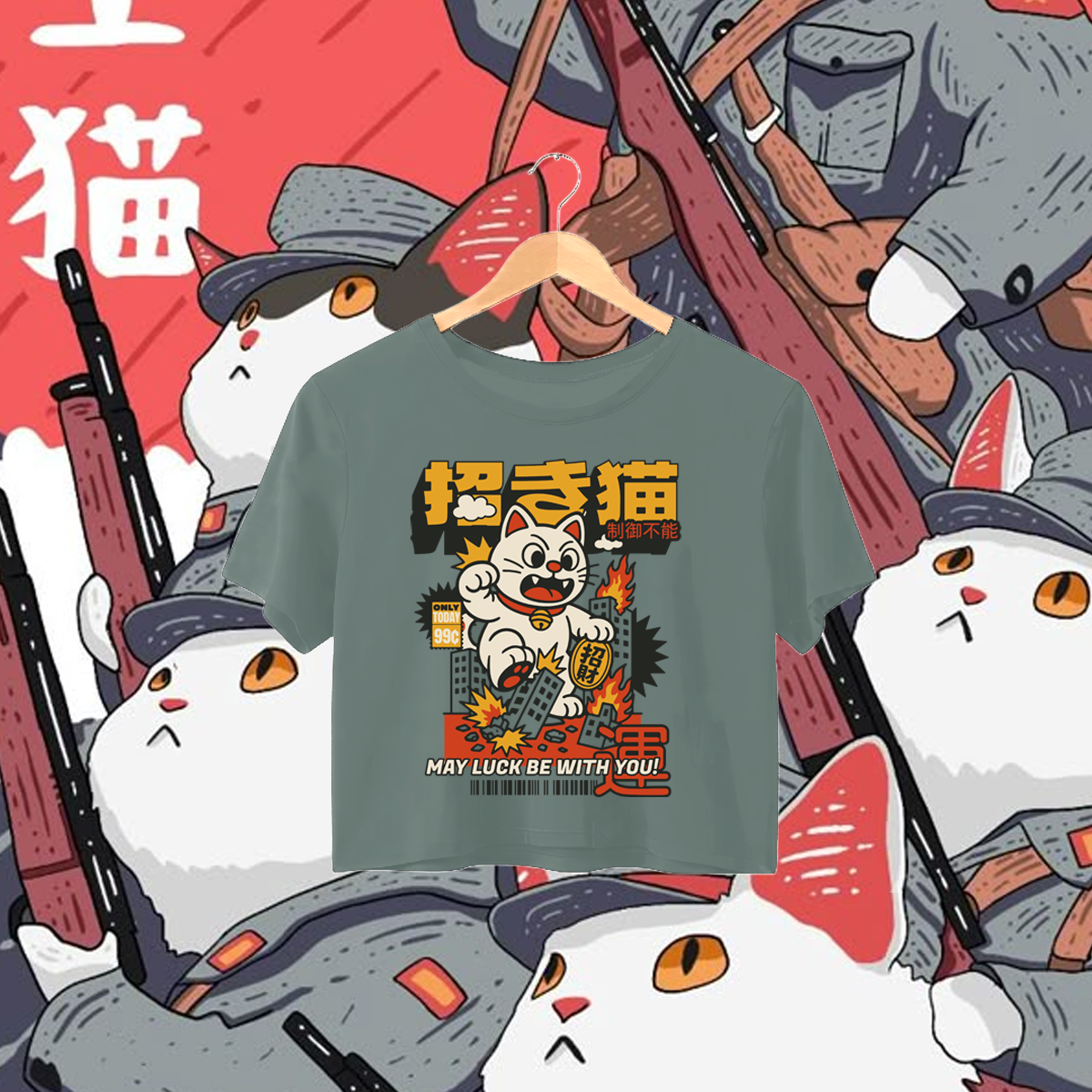 Maneki Neko Attack (Oversize)