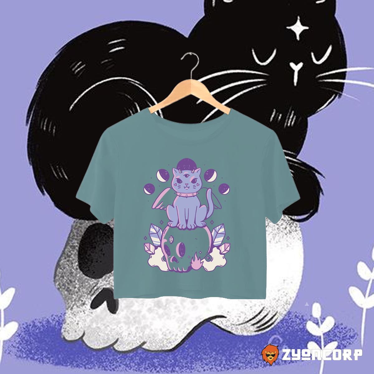 Skull Cat (Oversize)