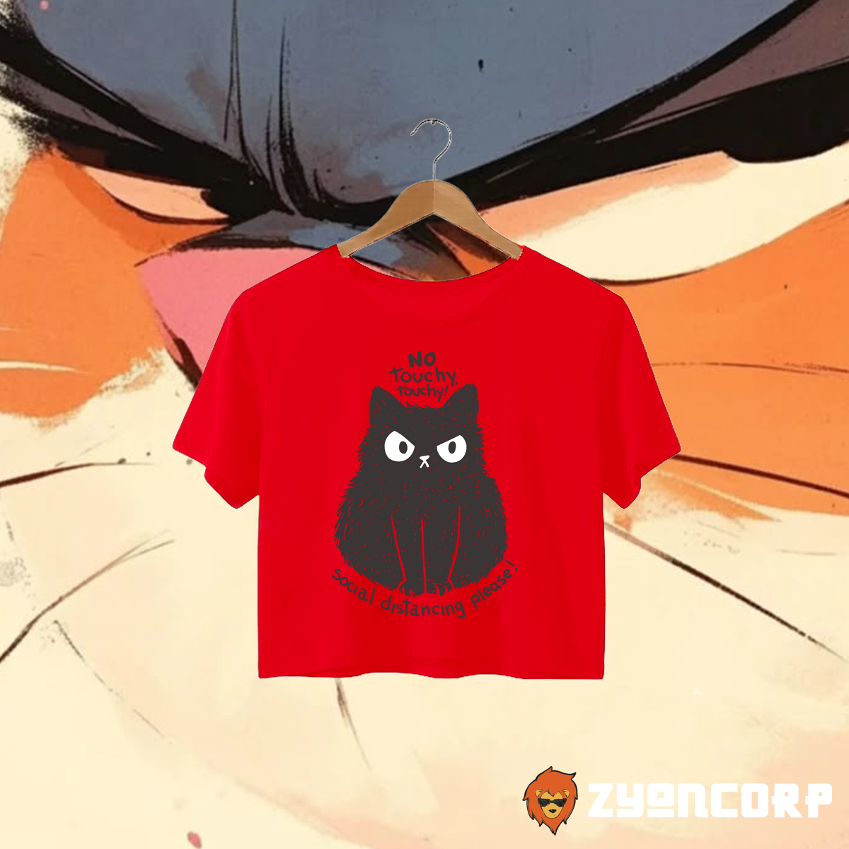 No Touchy Cat (Oversize)