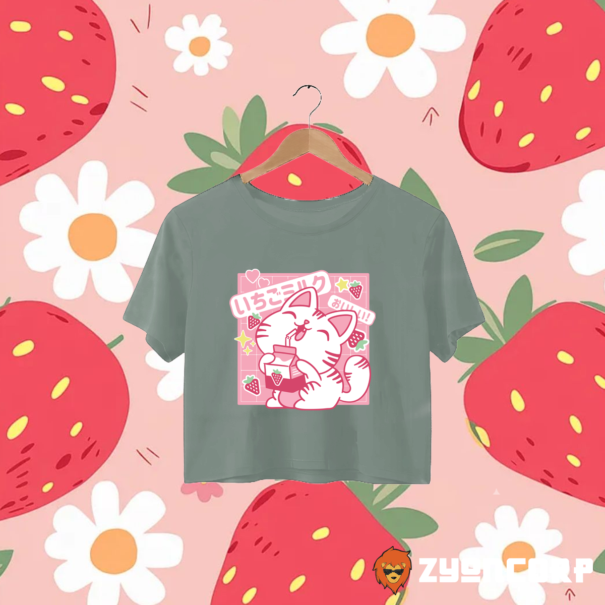 Strawberry Cat (Oversize)